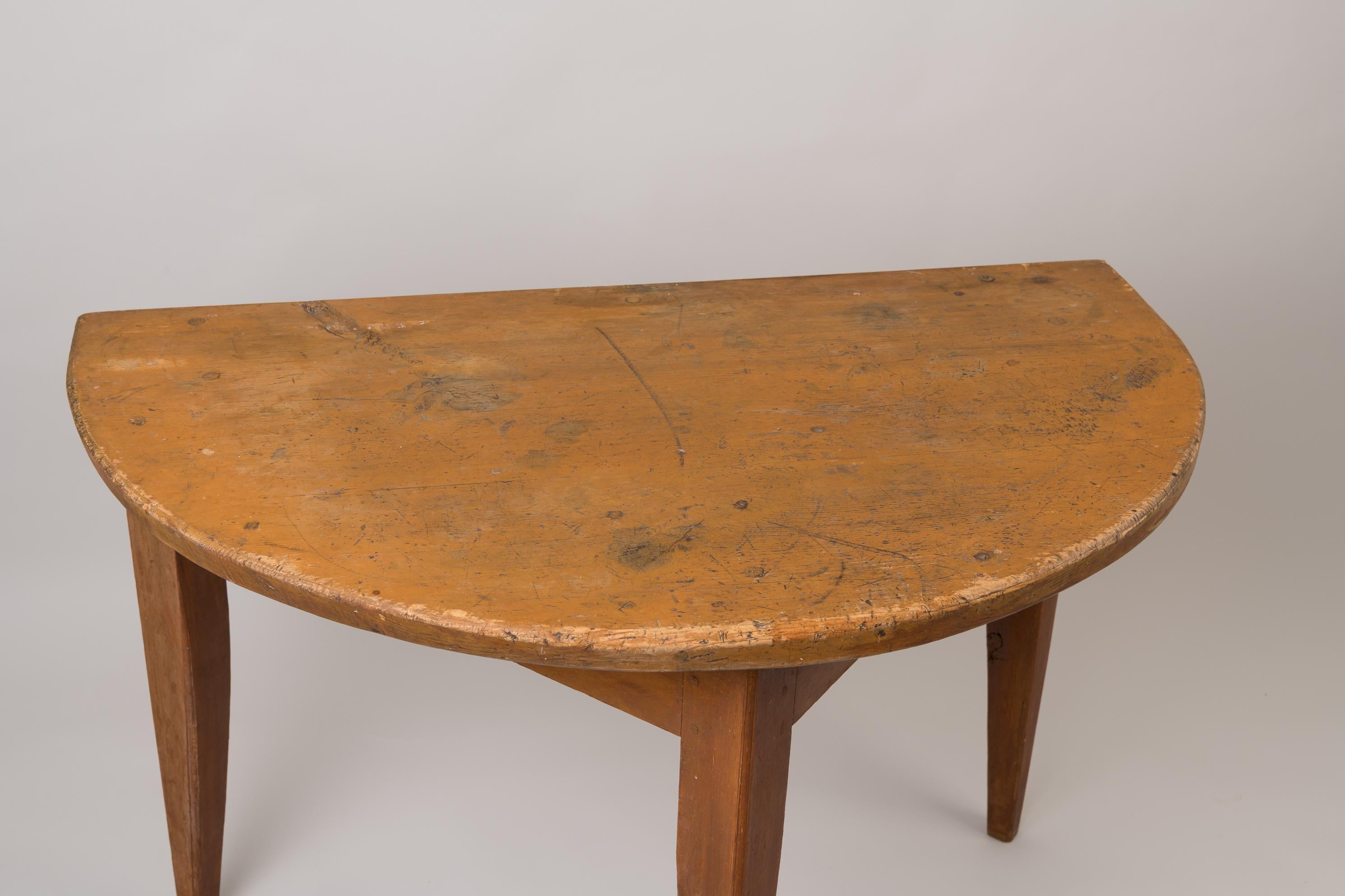 18th Century Swedish Folk Art Console or Wall Table For Sale 2