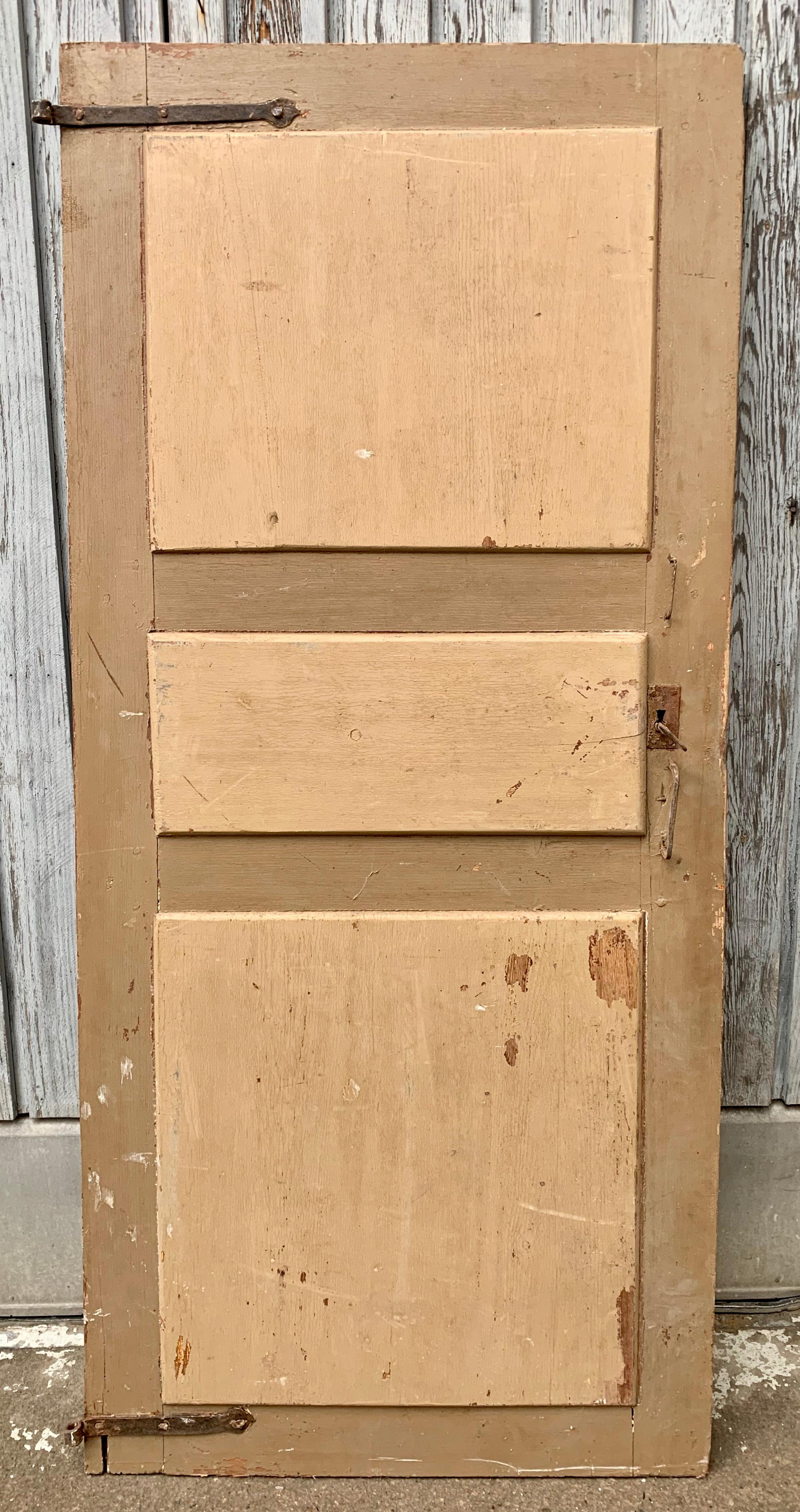 Porta folkloristica svedese del XVIII secolo con decorazioni originali in finto marmo in vendita 13