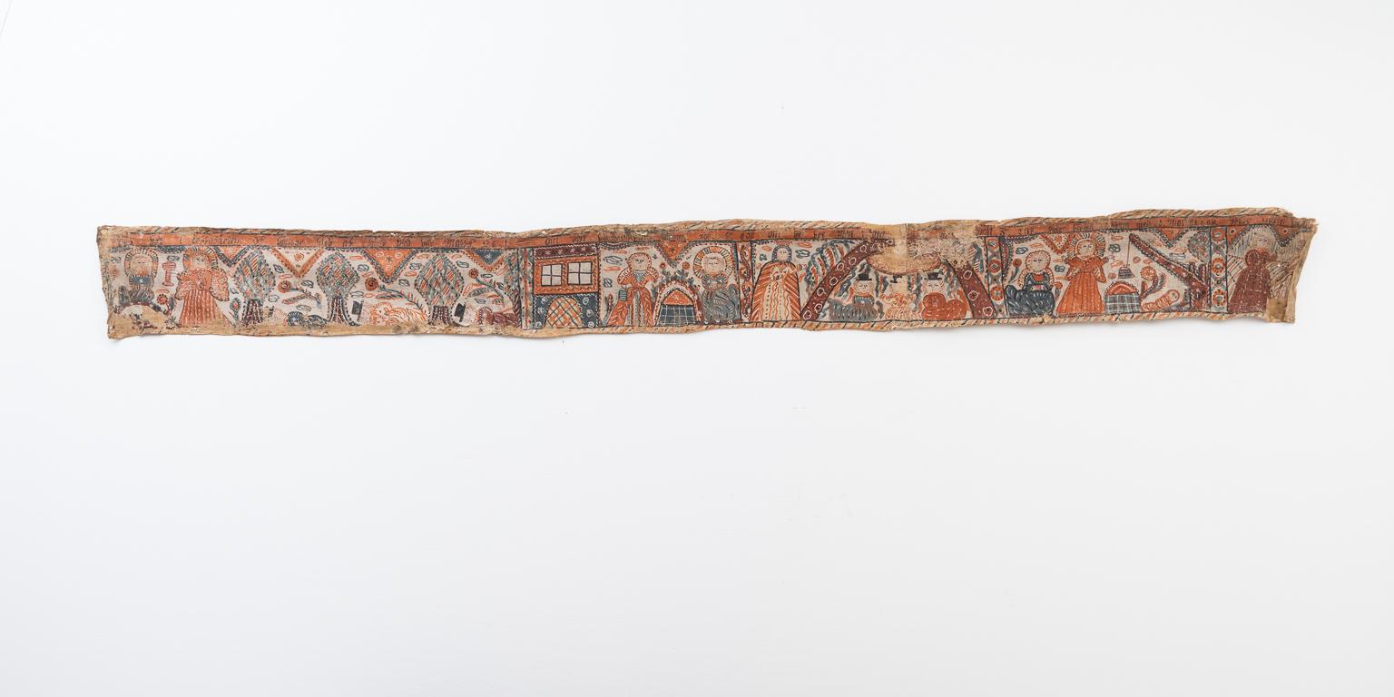 18th Century Swedish Folk Art Hanging Tapestry 2