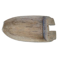 18th Century Swedish Folk Art Wooden Cheese Board from Northern Sweden