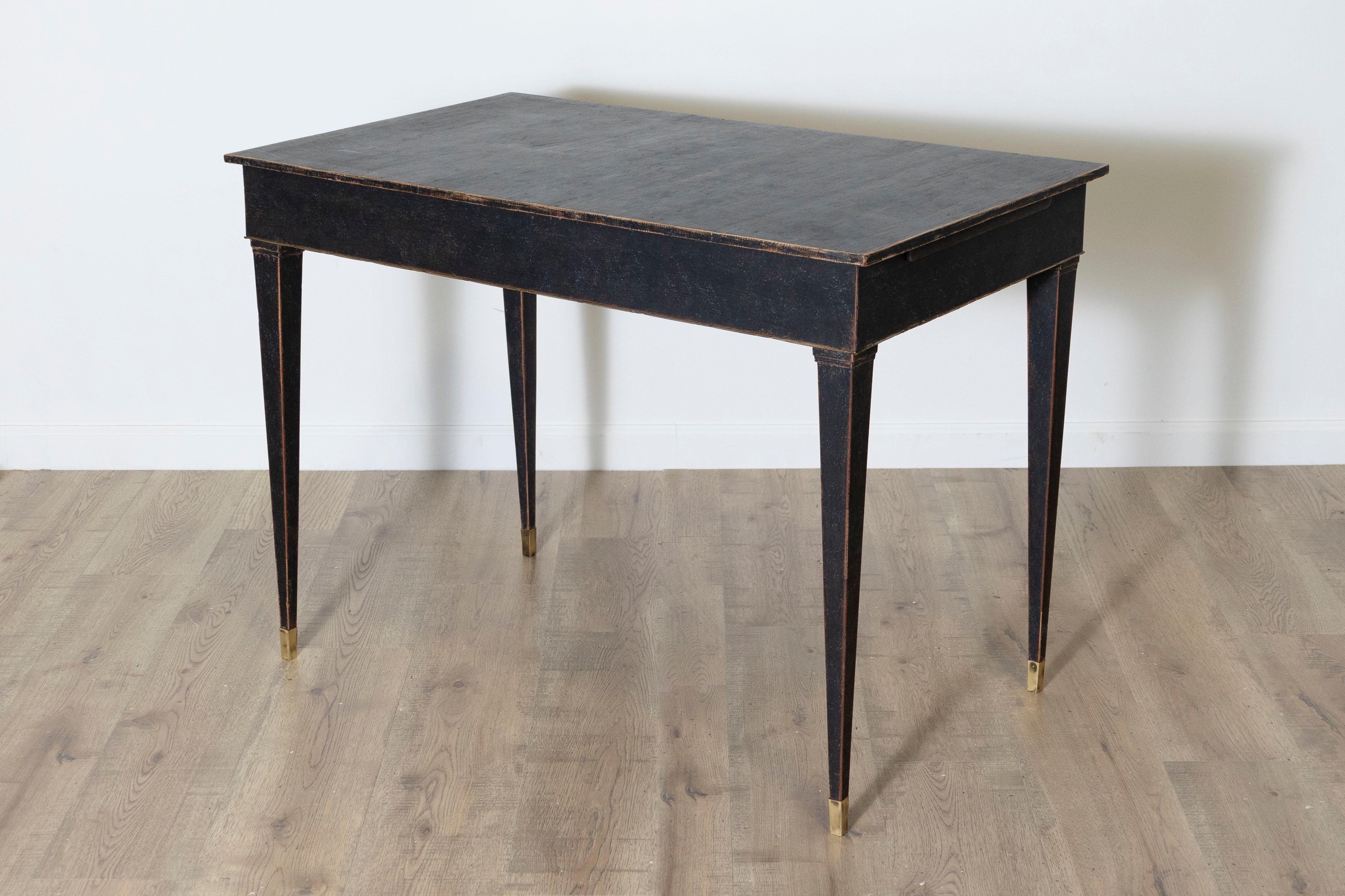 18th Century and Earlier 18th Century Swedish Game Table Circa 1790 For Sale