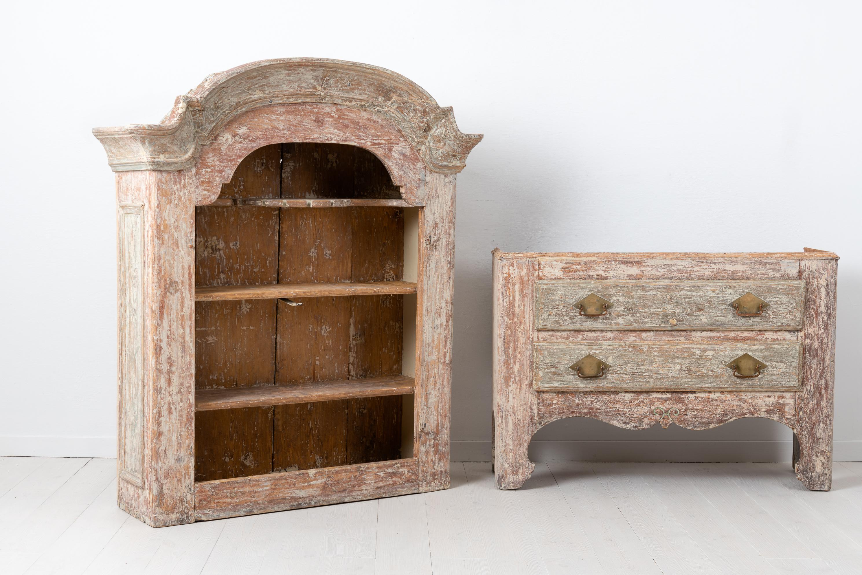 18th Century Swedish Genuine Rococo Cabinet 9