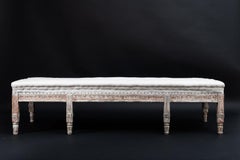 18th Century Swedish Gustavian Bench