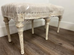 18th Century Swedish Gustavian Bench by Johan Lindgren
