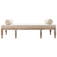 18th Century Swedish Gustavian Bench