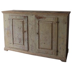 18th Century Swedish Gustavian Buffet in Original Paint 18th Century Swedish Gustavian Buffet in Original Paint