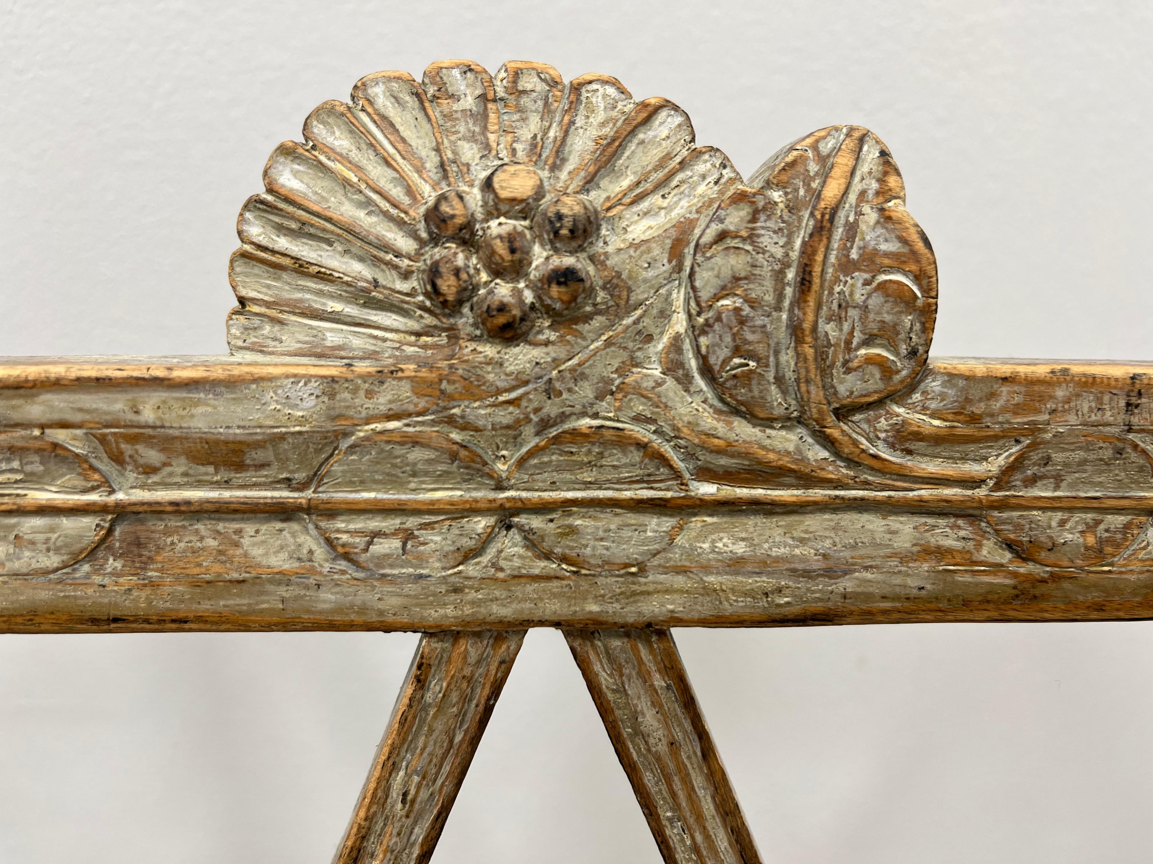 Hand-Carved 18th Century Swedish Gustavian Chair