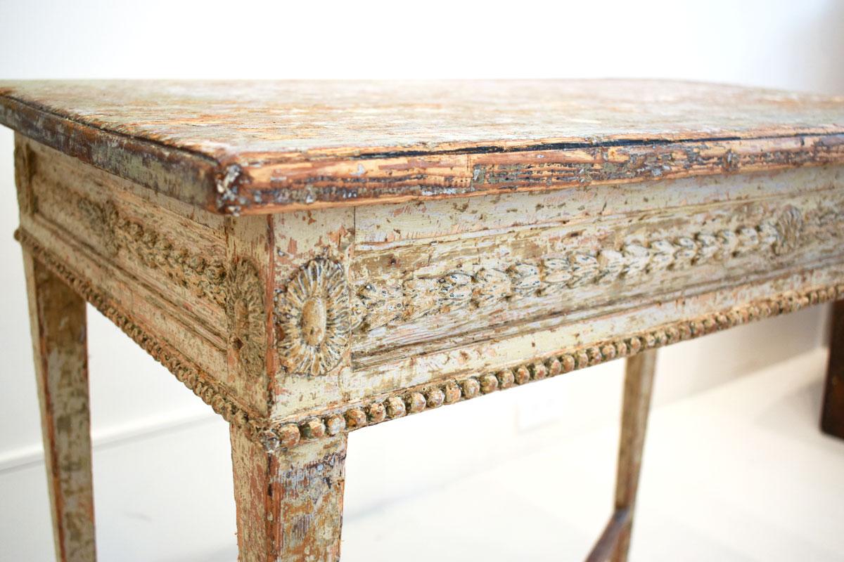 18th Century and Earlier 18th Century Swedish Gustavian Console Table For Sale