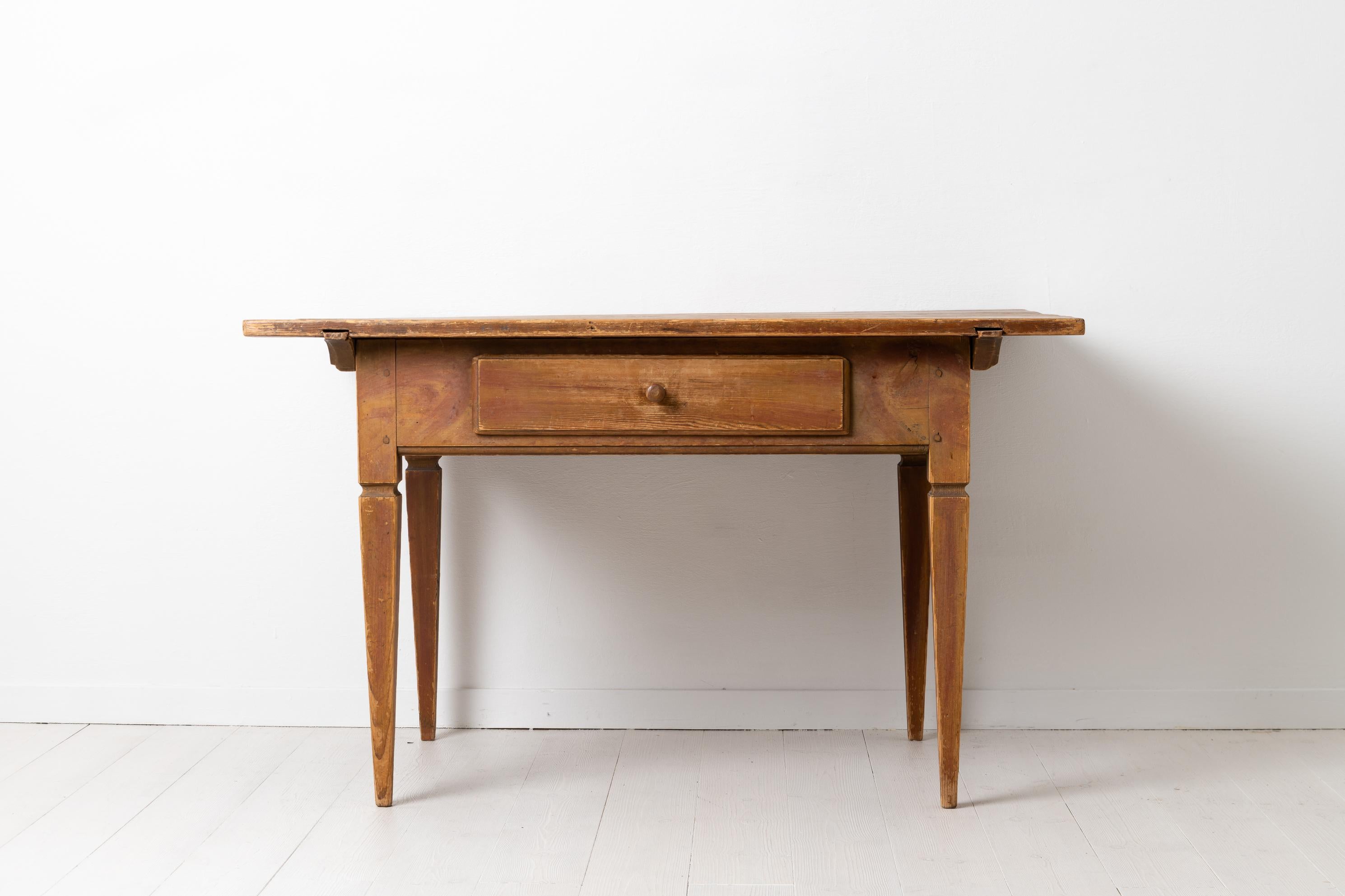 Hand-Crafted 18th Century Swedish Gustavian Country Furniture Table