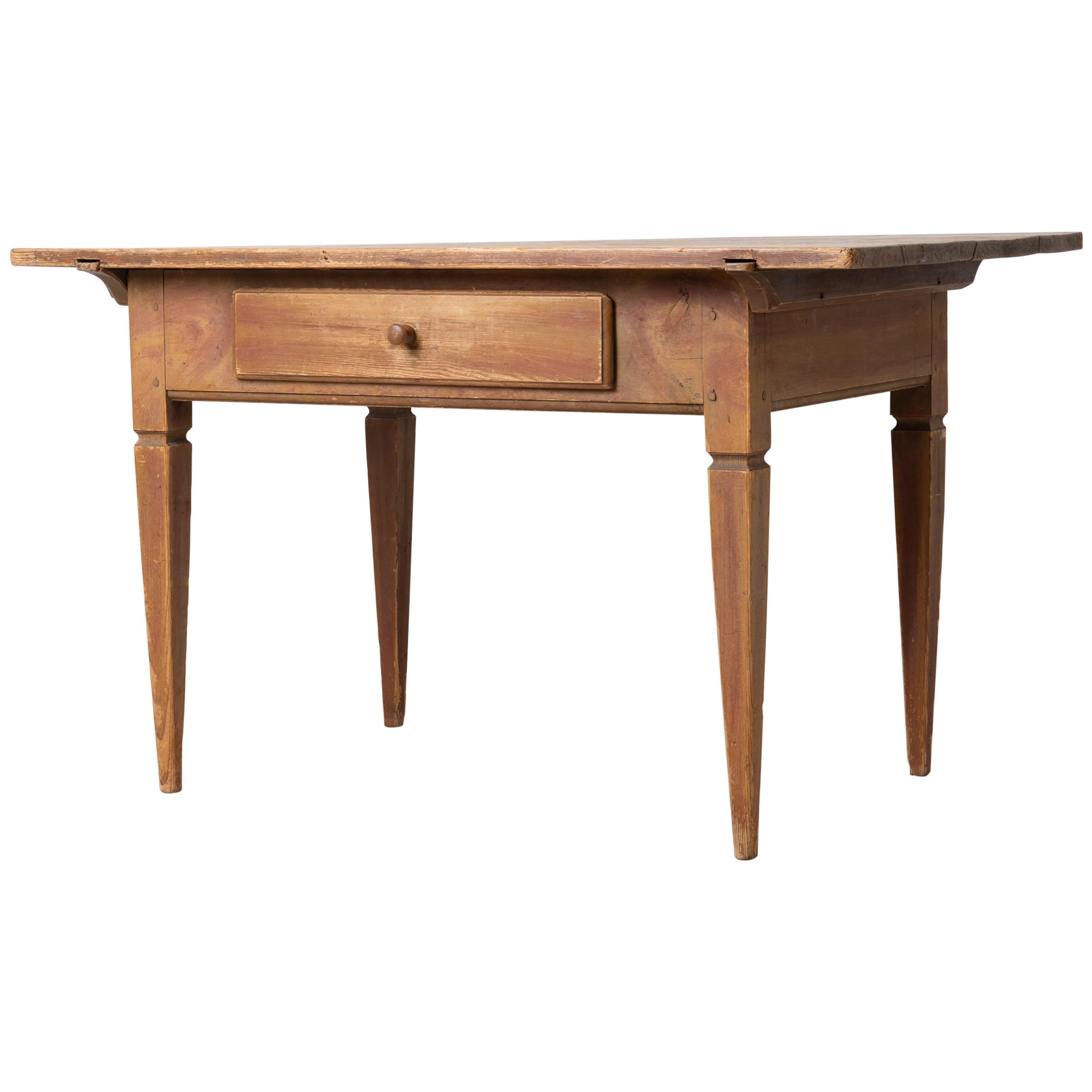 18th Century Swedish Gustavian Country Furniture Table