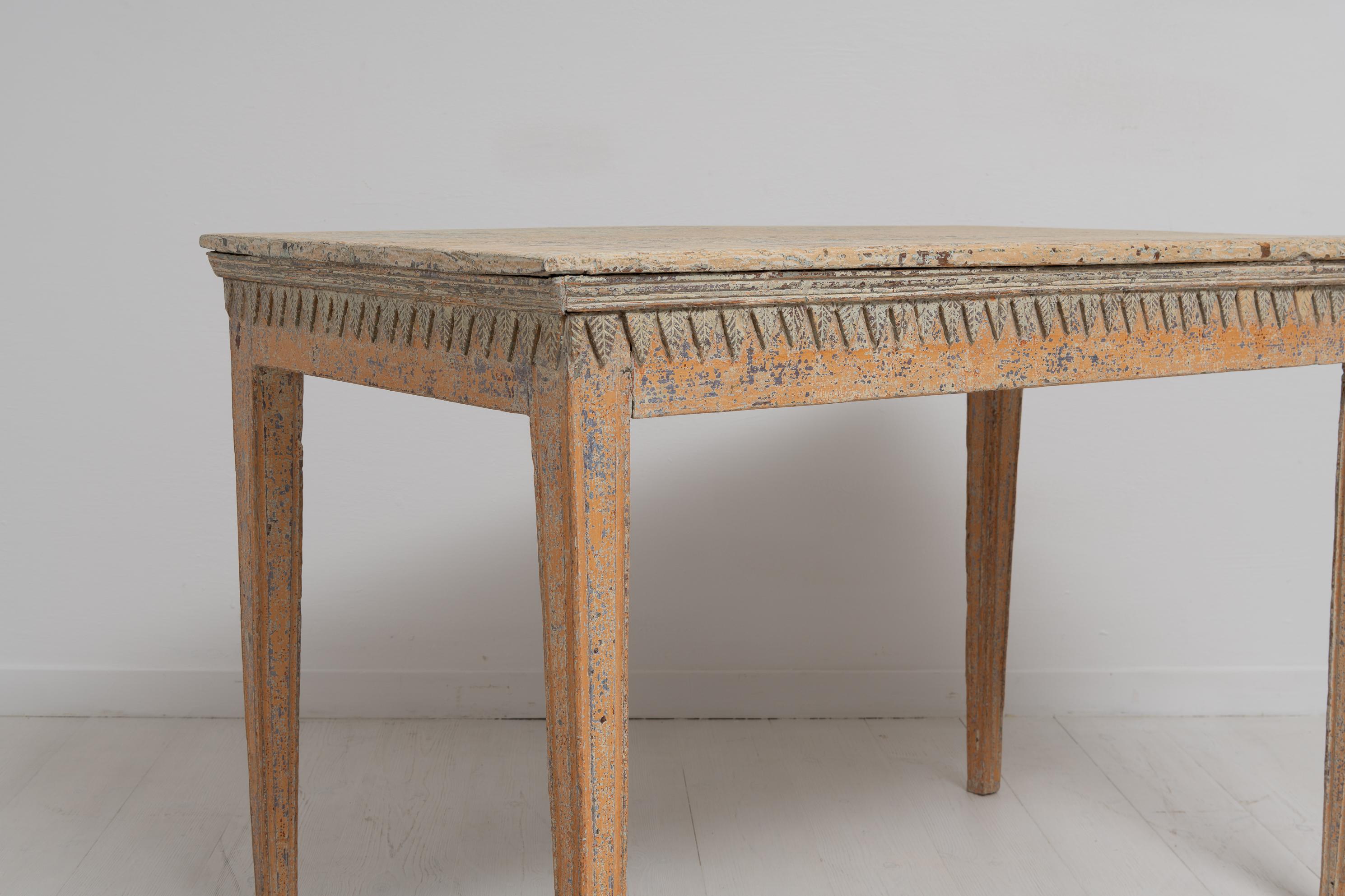18th Century Swedish Gustavian Country Pine Side Table 2