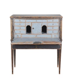 18th Century Swedish Gustavian Fall Front Desk