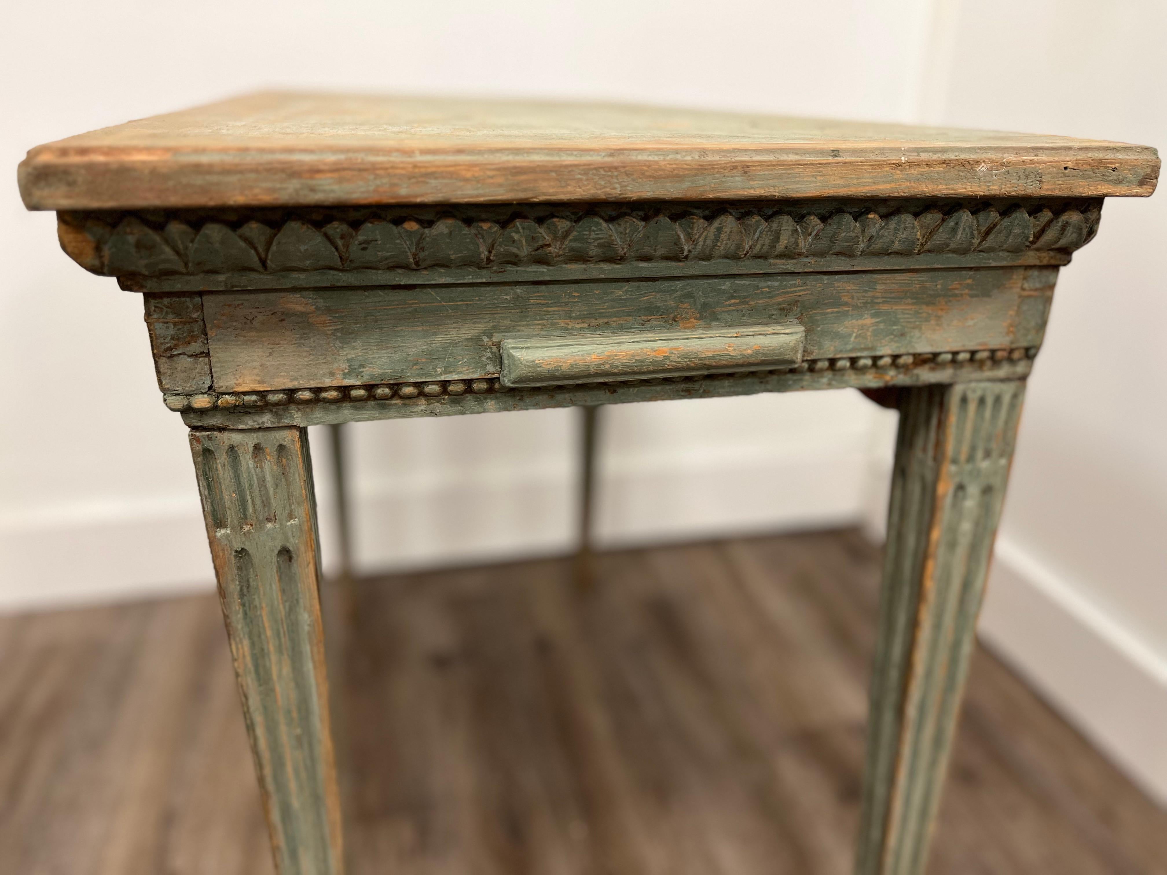 18th Century Swedish Gustavian Game Table For Sale 5