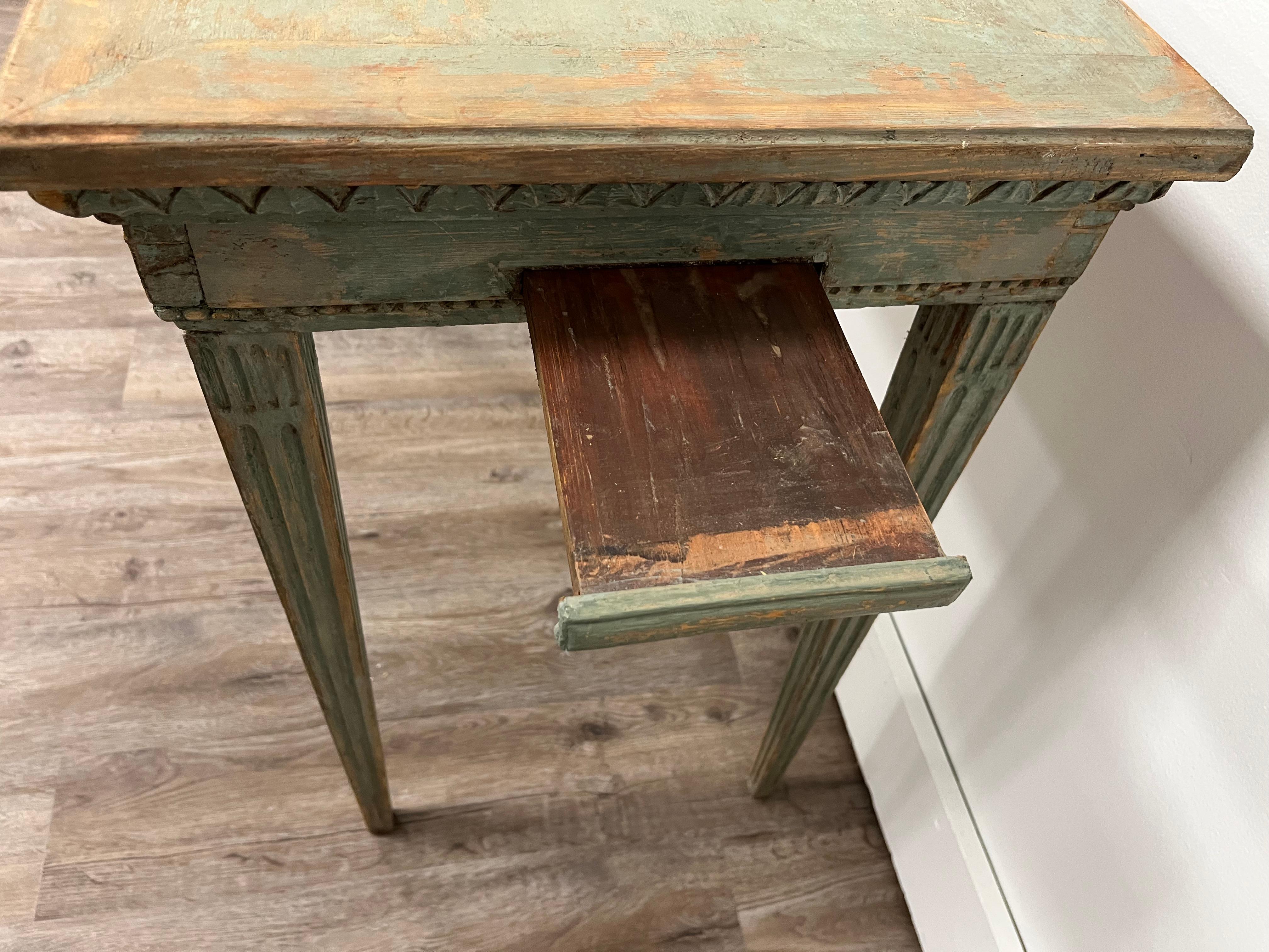 18th Century Swedish Gustavian Game Table For Sale 6