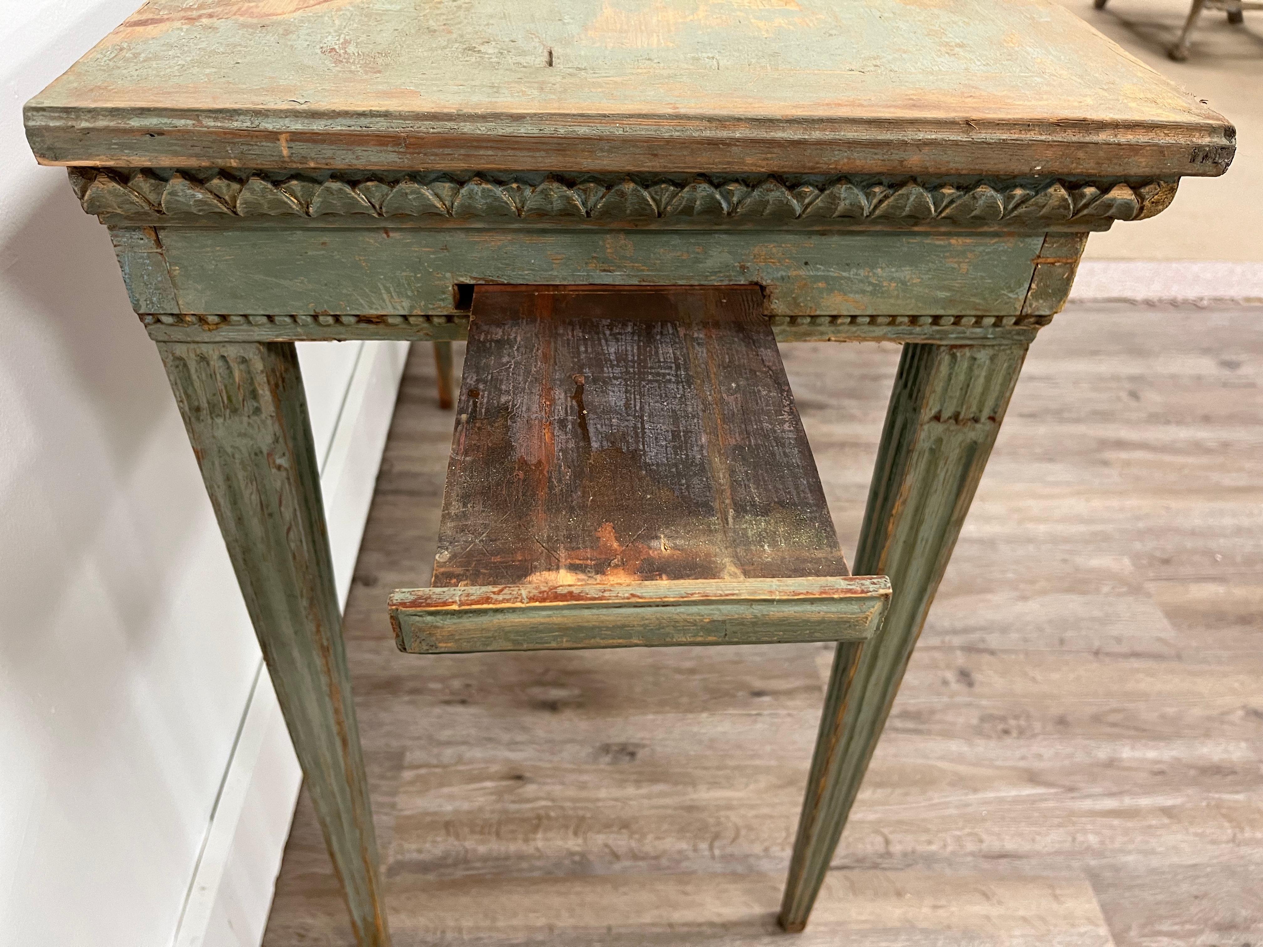 18th Century Swedish Gustavian Game Table For Sale 2