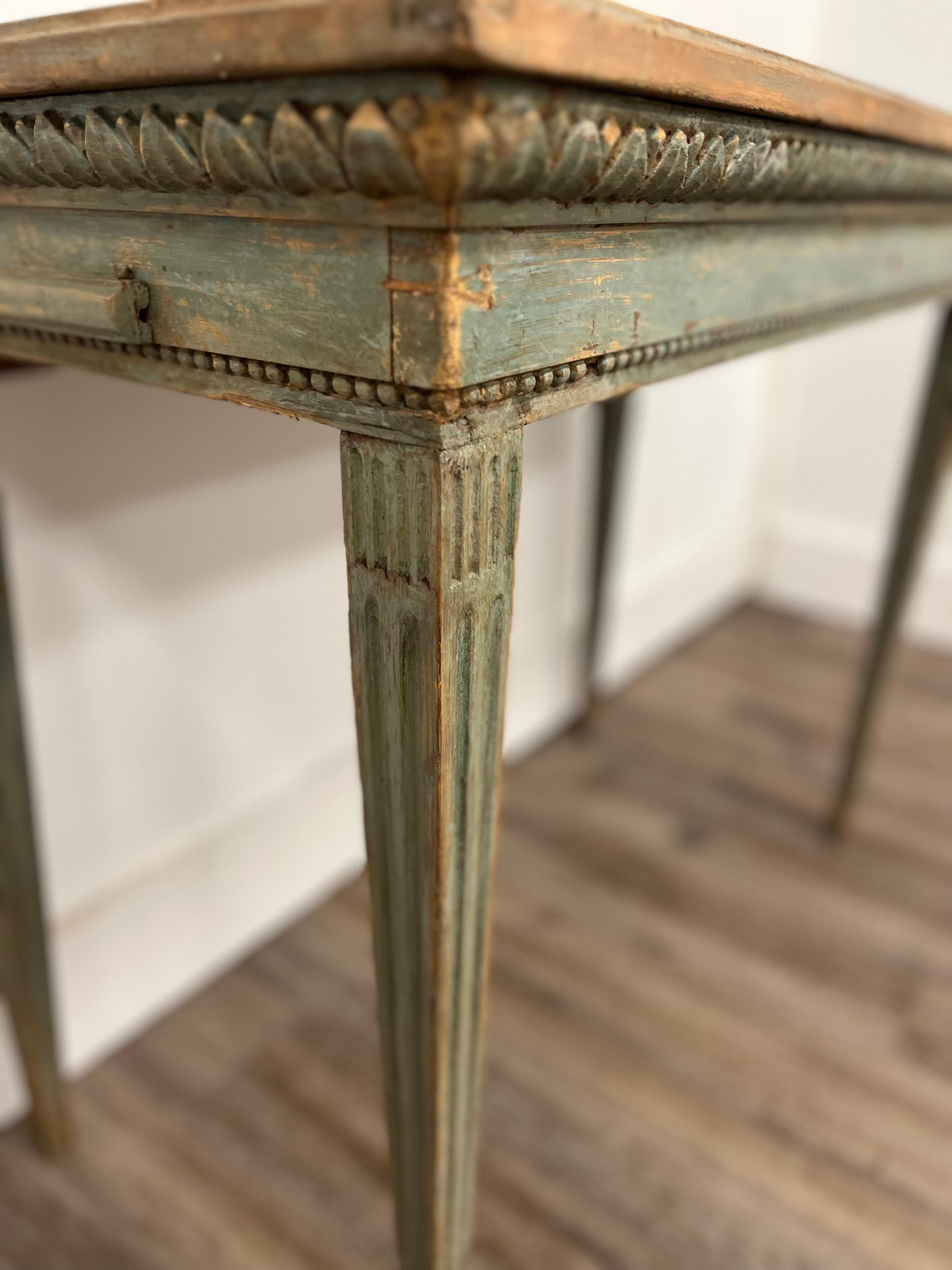 18th Century Swedish Gustavian Game Table For Sale 3