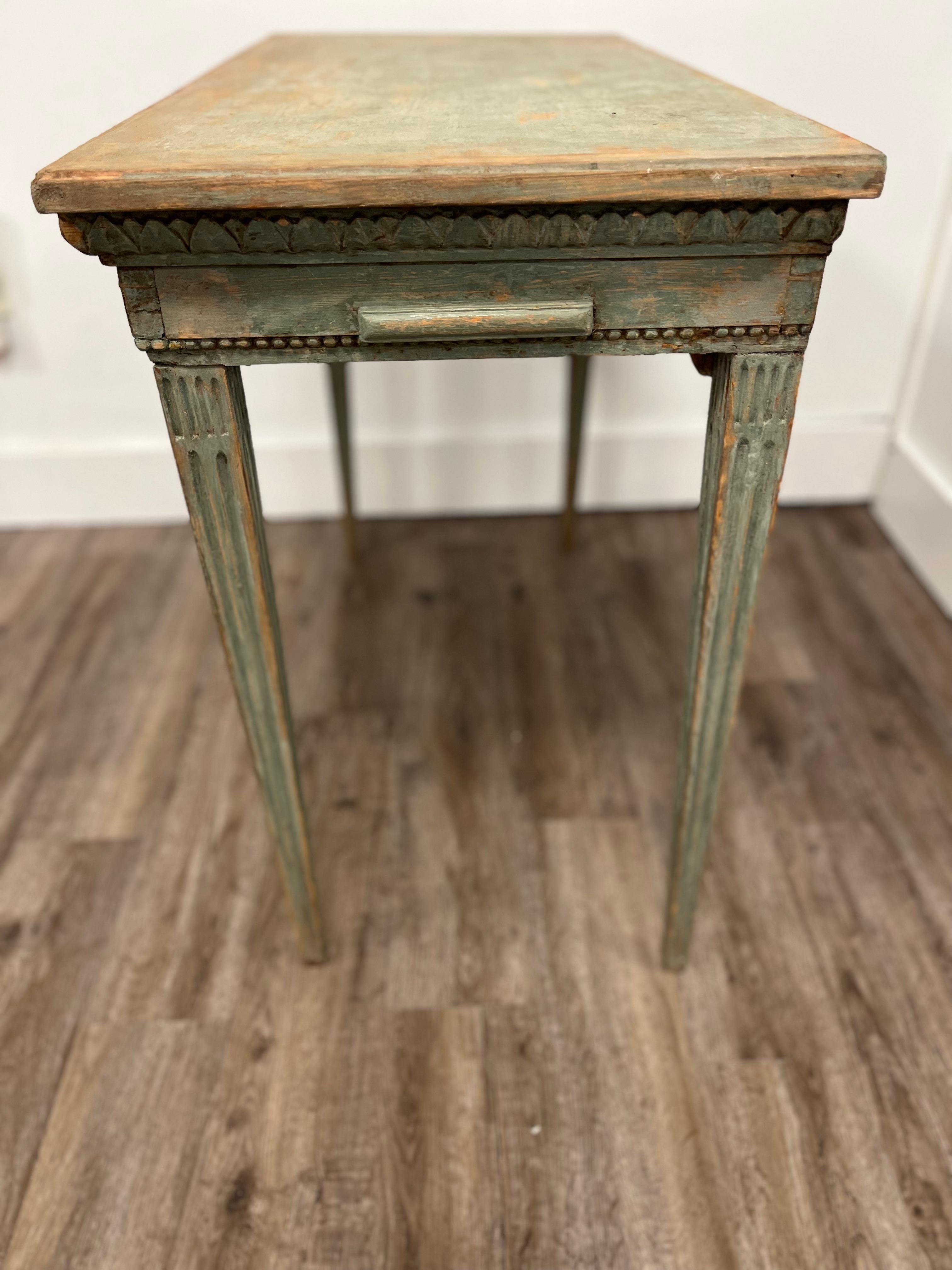 18th Century Swedish Gustavian Game Table For Sale 4