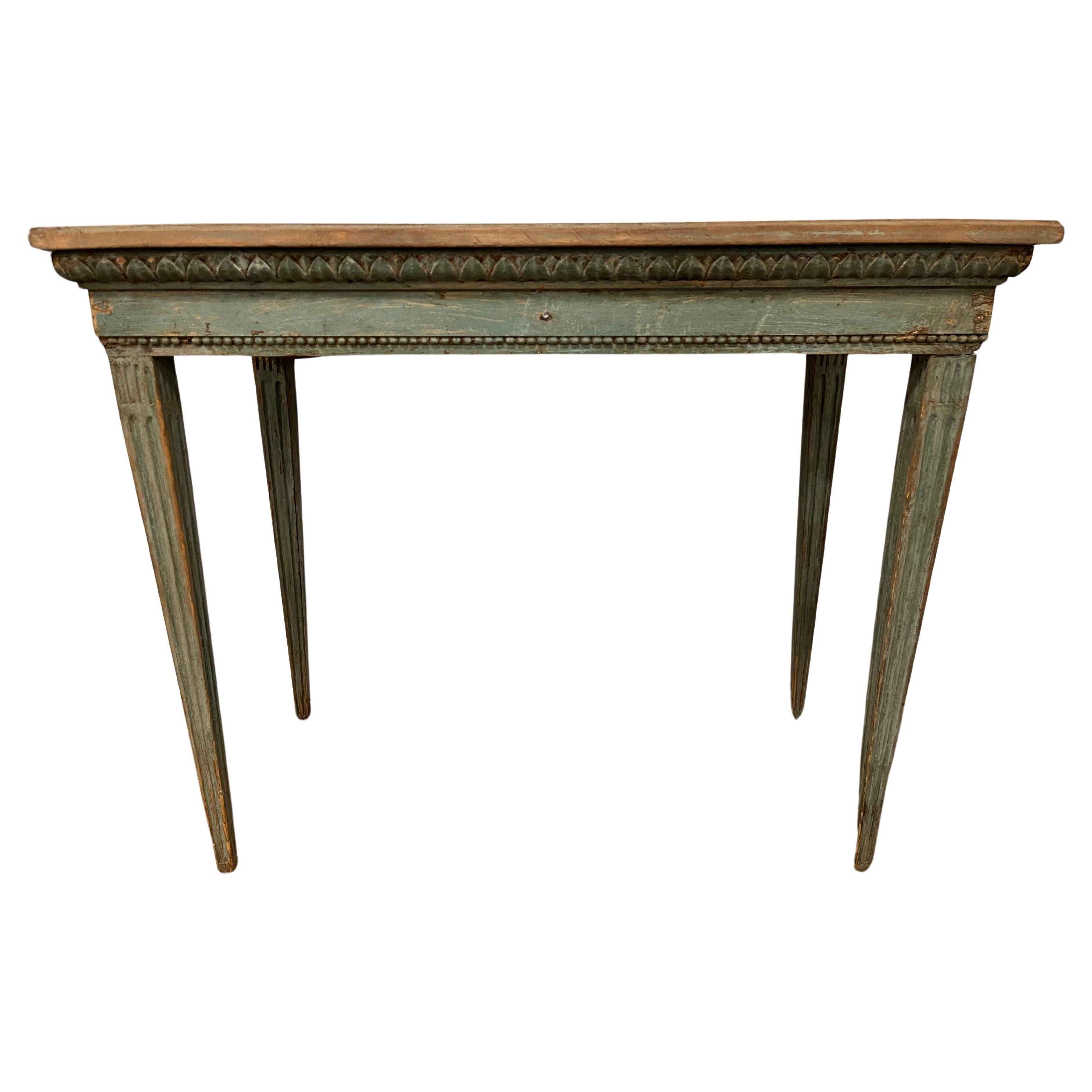 18th Century Swedish Gustavian Game Table For Sale