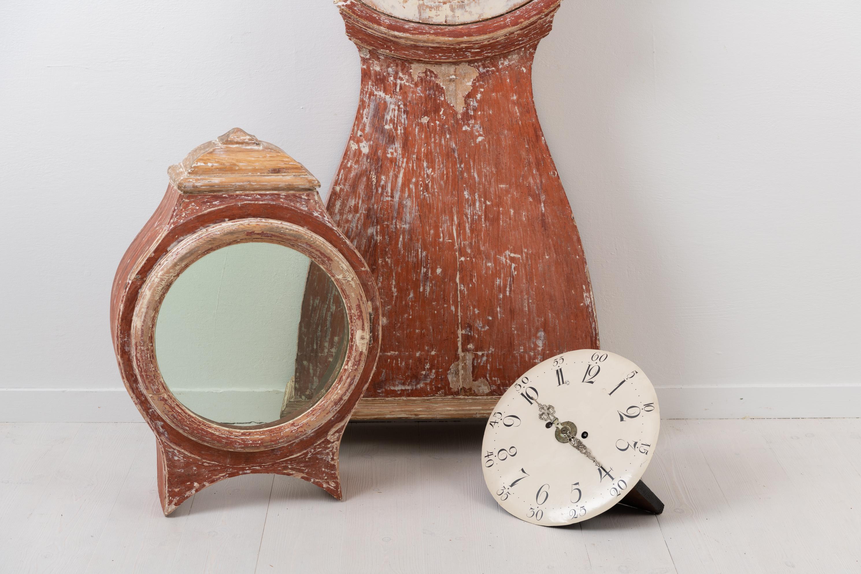 18th Century Swedish Gustavian Long Case Clock 4