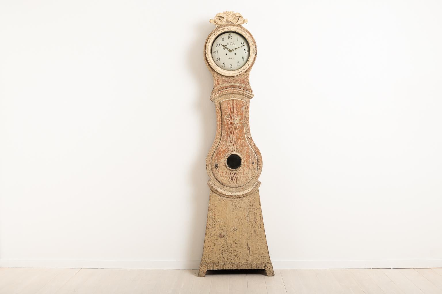 18th Century Swedish Gustavian Long Case Clock In Good Condition In Kramfors, SE