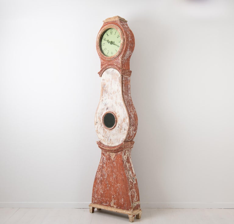 18th Century Swedish Gustavian Long Case Clock In Good Condition For Sale In Kramfors, SE