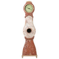 18th Century Swedish Gustavian Long Case Clock