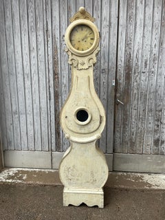 18th Century Swedish Gustavian Mora Clock with Original Paint