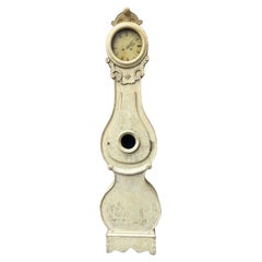 18th Century Swedish Gustavian Mora Clock with Original Paint