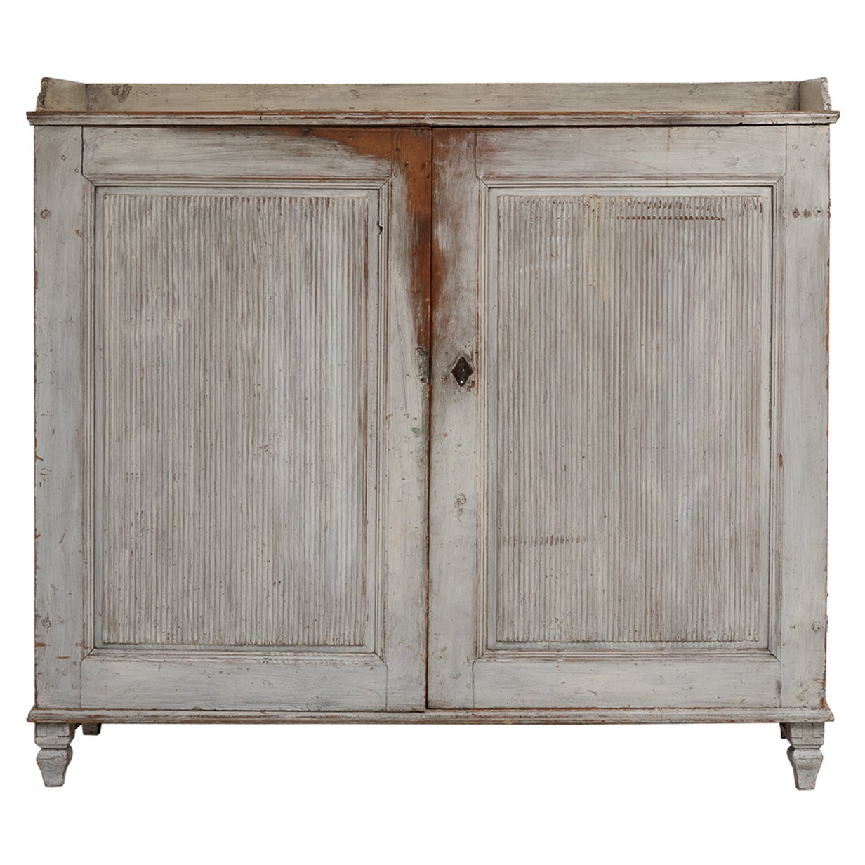 18th Century Swedish Gustavian Neoclassic Light Grey Sideboard