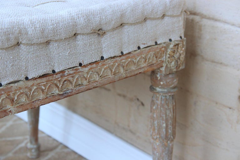 18th Century Swedish Gustavian Pair of Foot Stools or Benches in ...