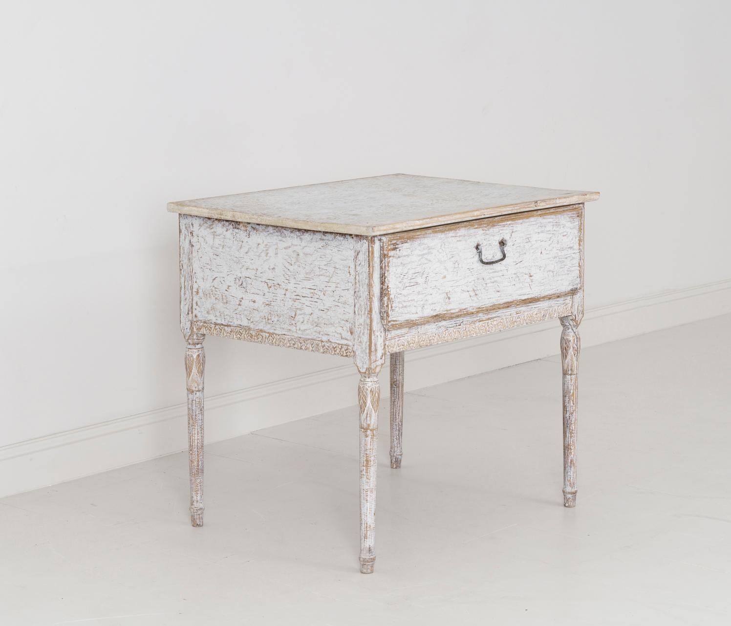 18th Century Swedish Gustavian Period Center Table (Schwedisch)