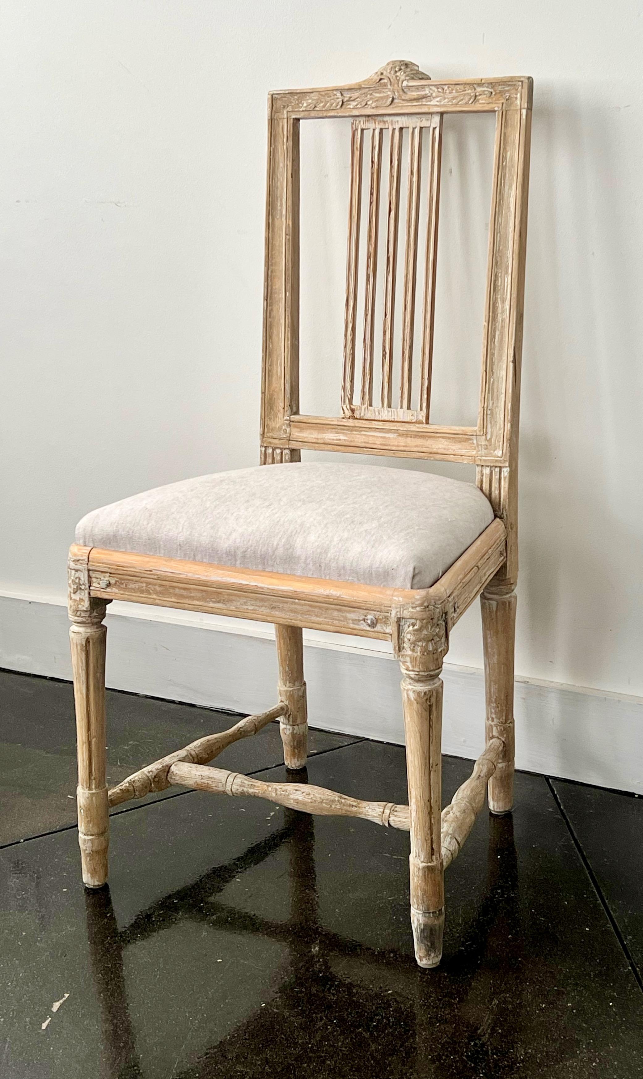 Chaise d'appoint Lindome suédoise d'époque gustavienne du 18ème siècle Bon état - En vente à Charleston, SC