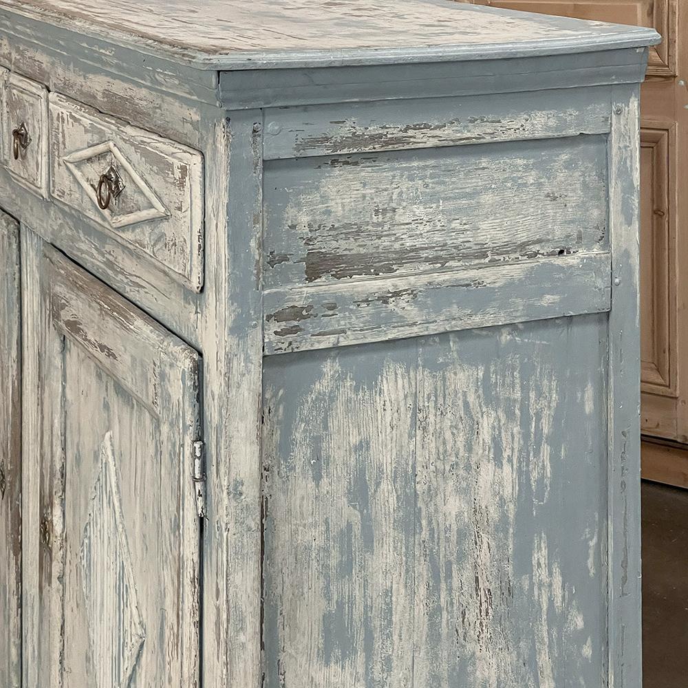 18th Century Swedish Gustavian Period Painted Buffet For Sale 9