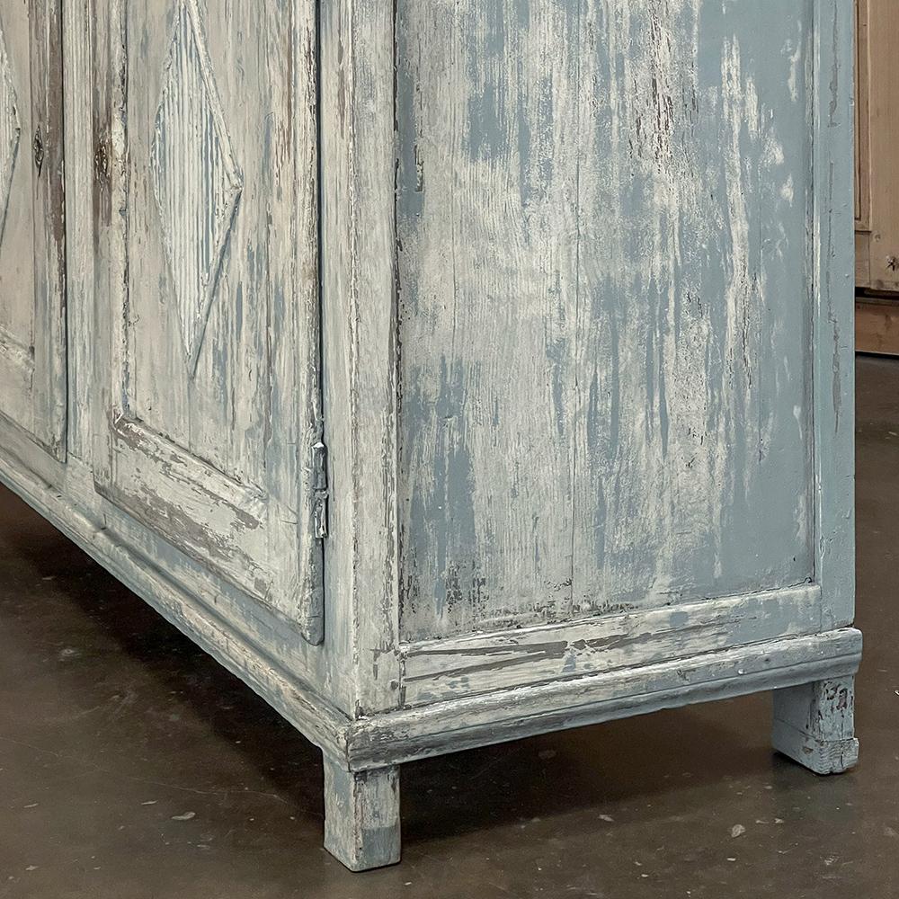 18th Century Swedish Gustavian Period Painted Buffet For Sale 10