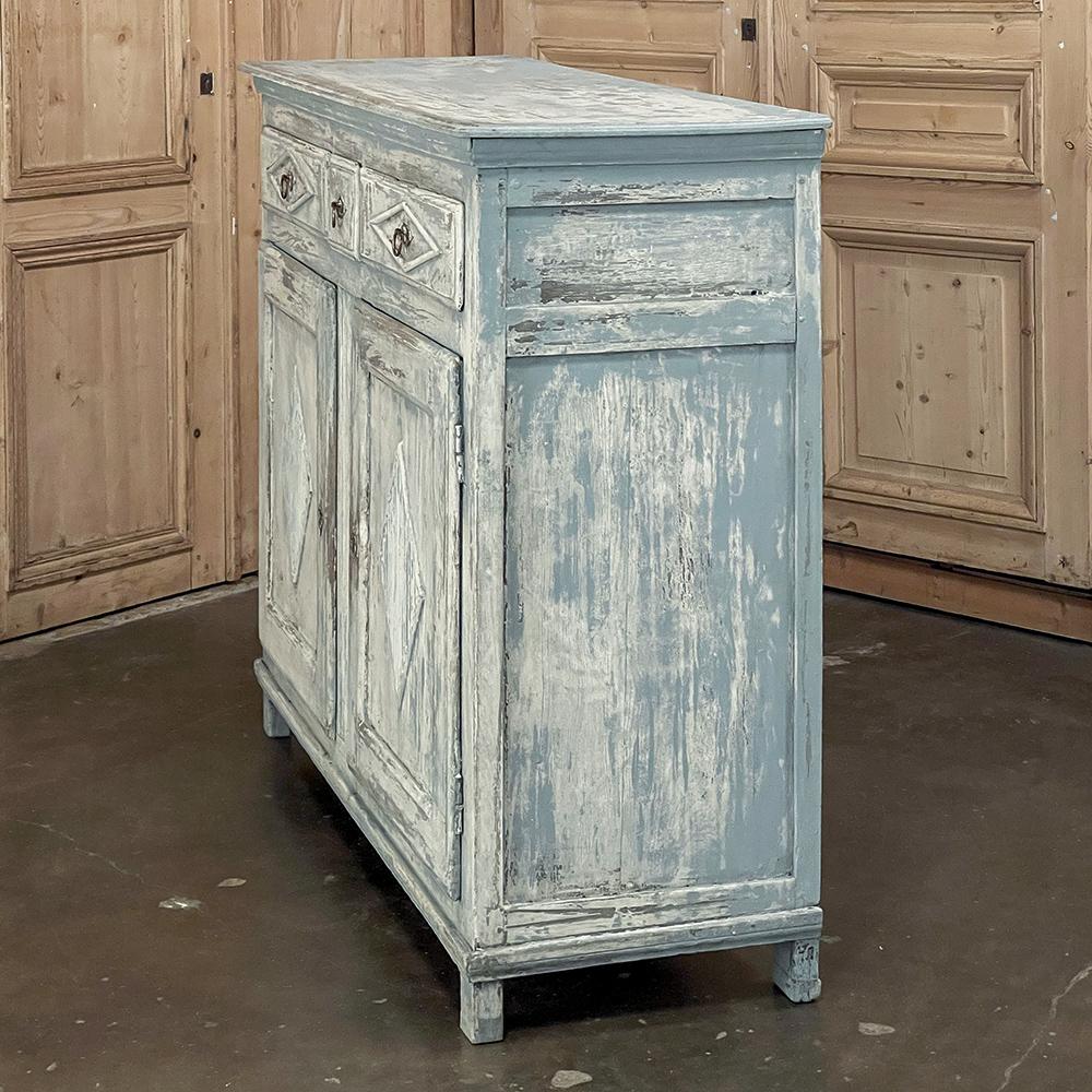 18th Century Swedish Gustavian Period Painted Buffet In Good Condition For Sale In Dallas, TX