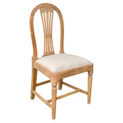 Antique 18th century Swedish Gustavian Period Side Chair