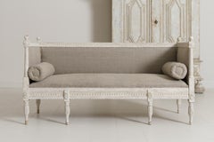18th Century Swedish Gustavian Period Sofa Bench in Original Paint