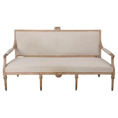 Swedish Sofa Bench in Original Patina, 18th c. Gustavian Period