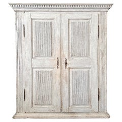 Antique 18th Century Swedish Gustavian Period Wardrobe/Armoire