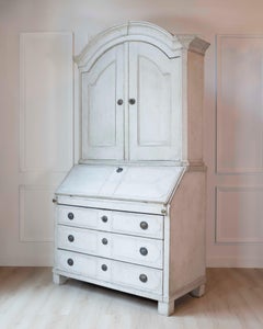 18th century Swedish Gustavian secretary cabinet