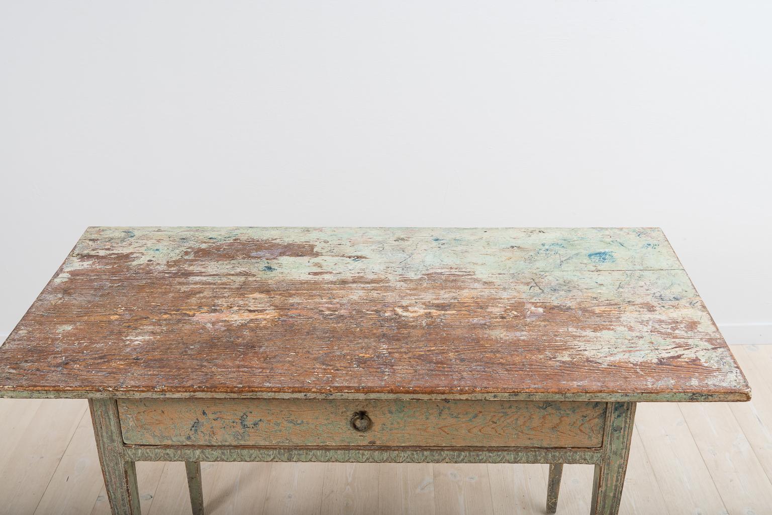 18th Century Swedish Gustavian Side Table 3