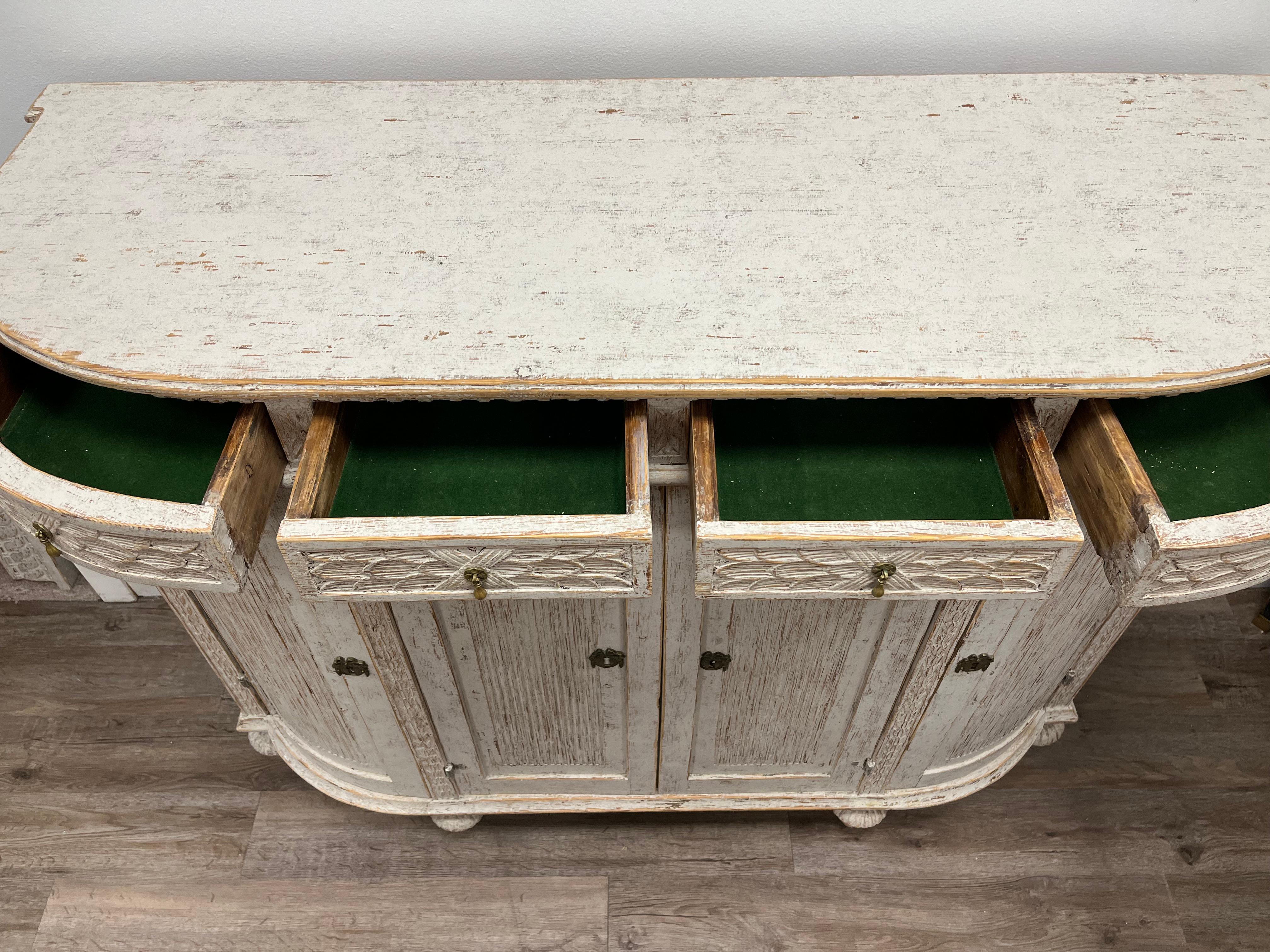 18th Century Swedish Gustavian Sideboard For Sale 7