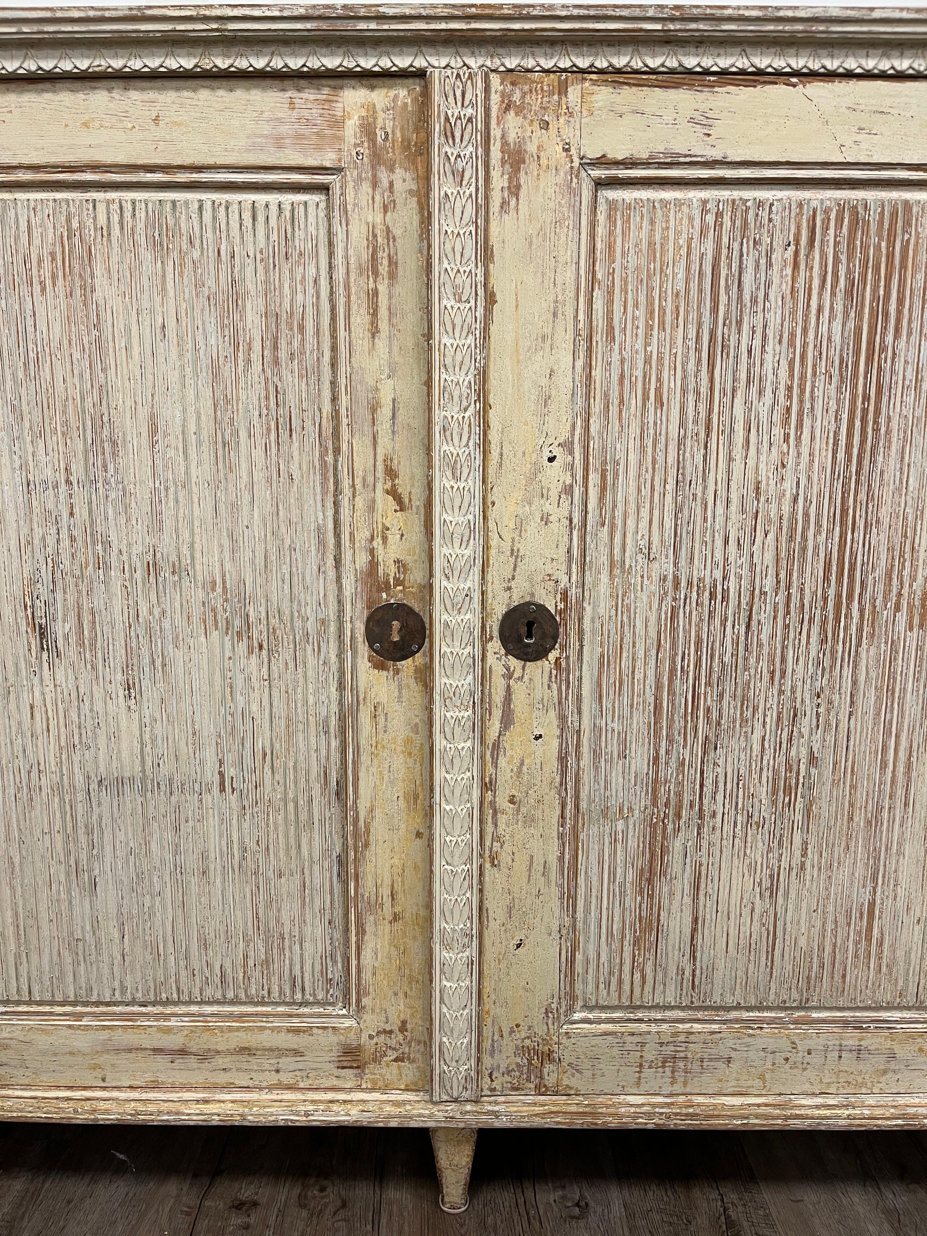 Wood 18th Century Swedish Gustavian Sideboard For Sale