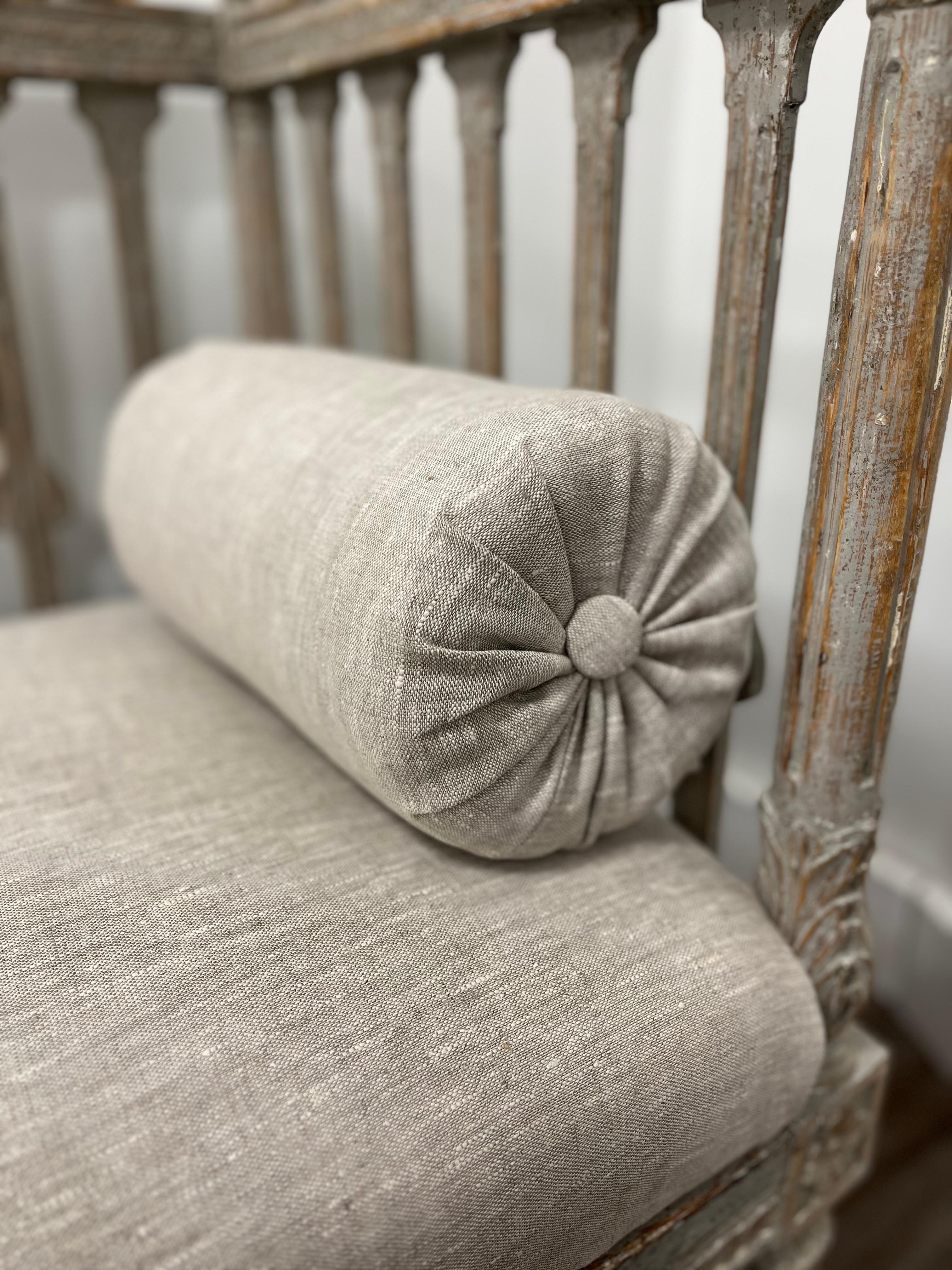 Settee gustavienne suédoise du 18ème siècle en vente 2