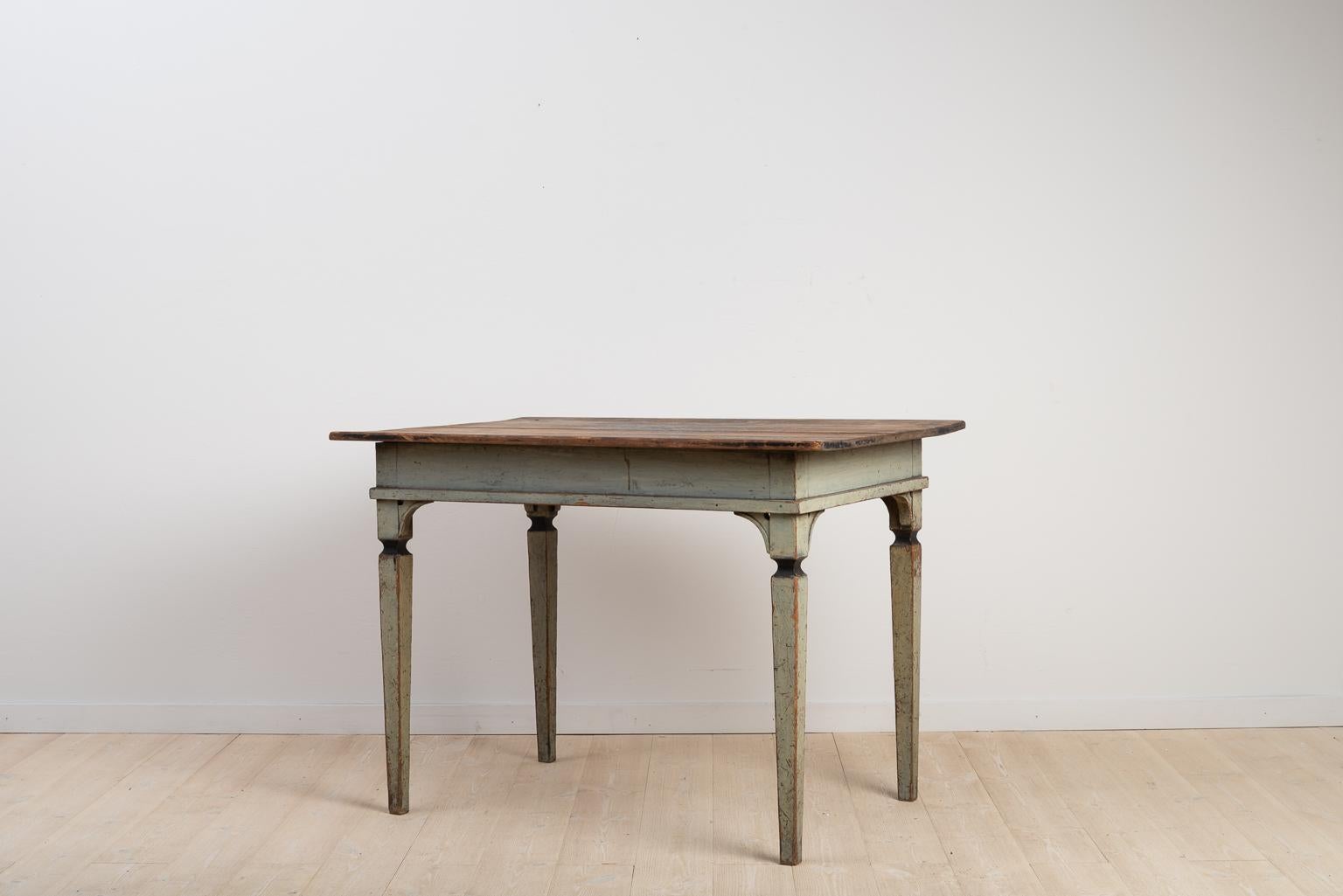 18th Century Swedish Gustavian Table In Good Condition In Kramfors, SE