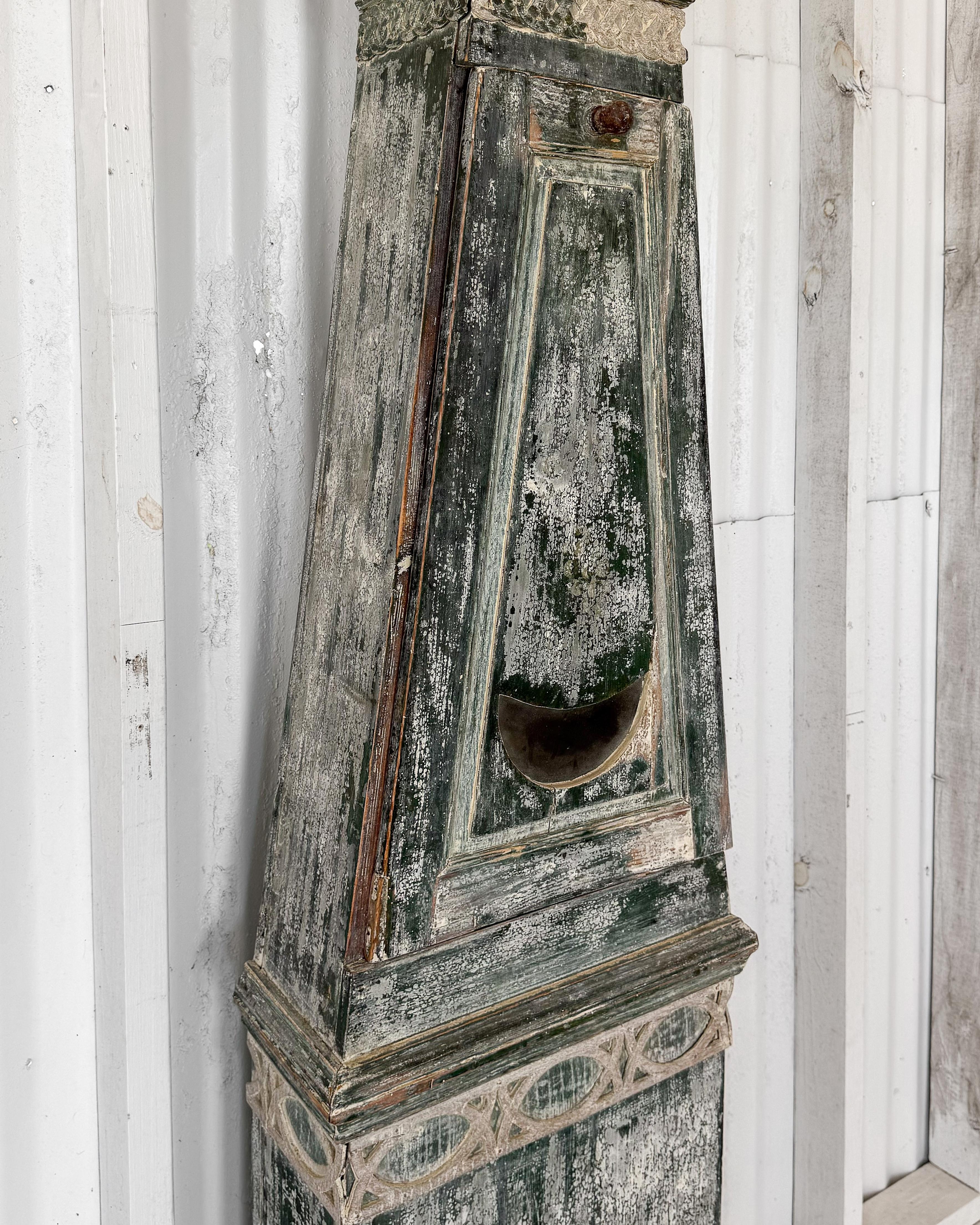 18th Century Swedish Gustavian Tall Case Closk For Sale 6