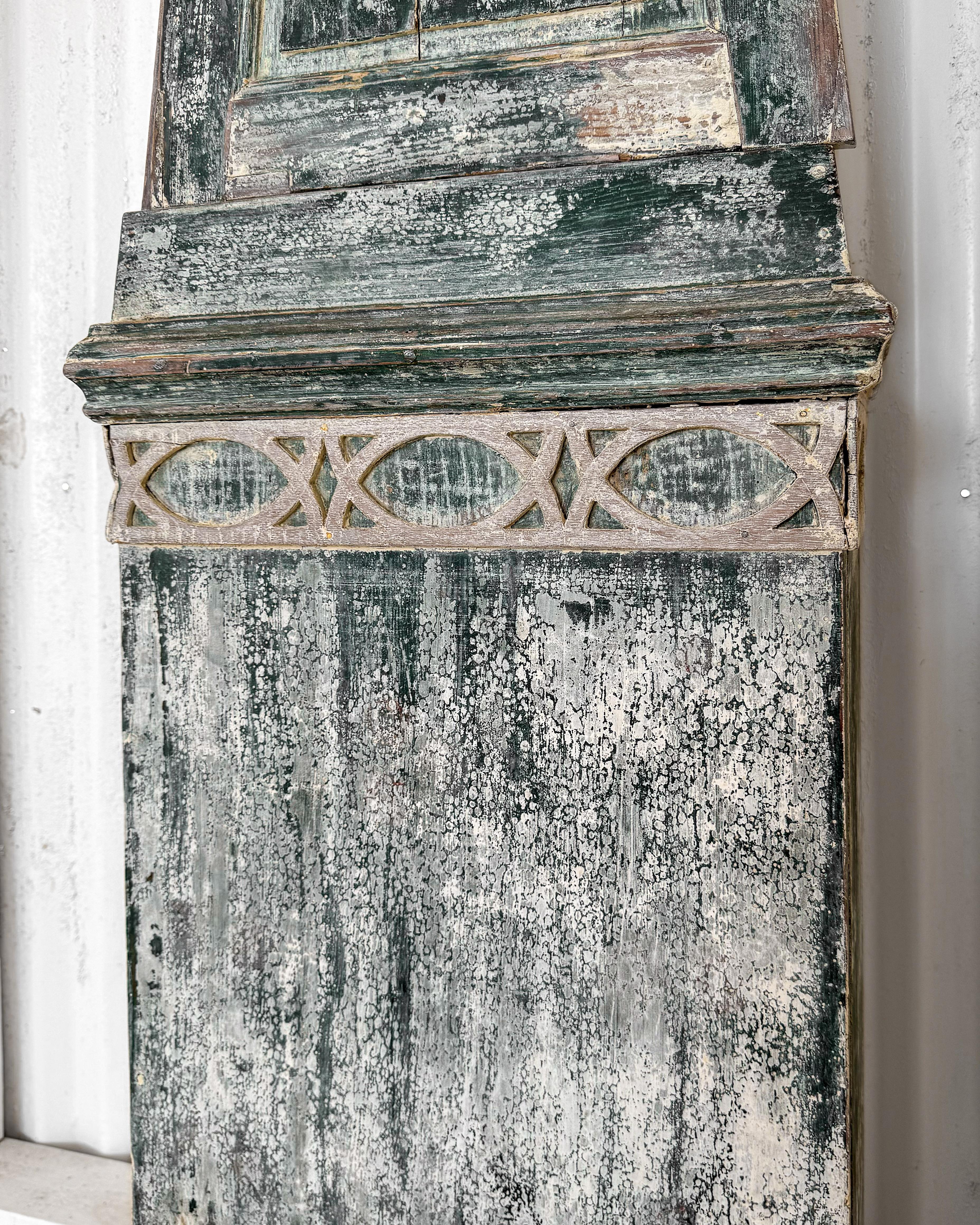 18th Century Swedish Gustavian Tall Case Closk For Sale 9