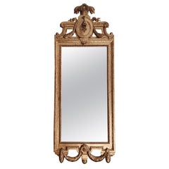 Miroir mural suédois gustavien du 18e siècle
