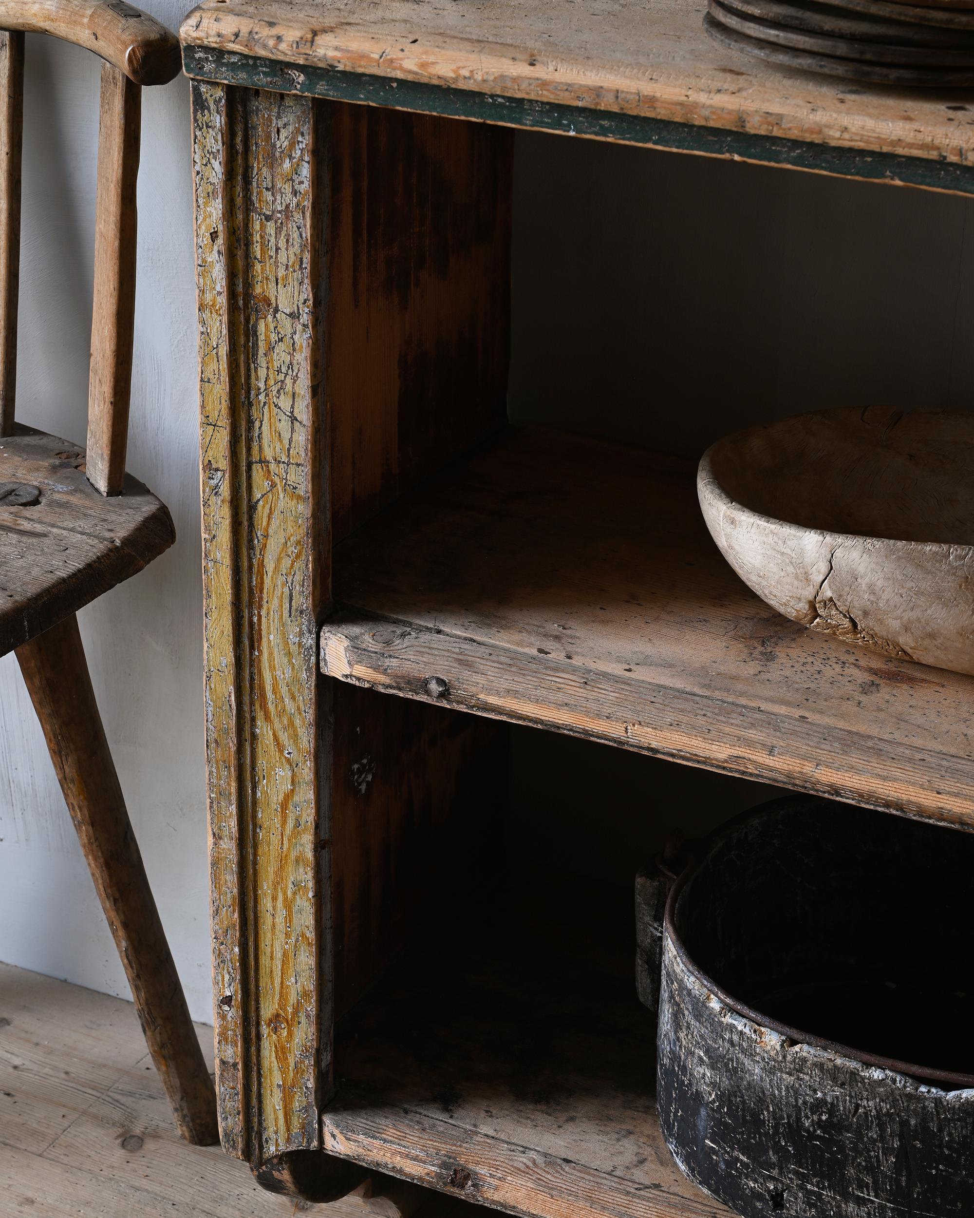 18th Century Swedish Gustavian Wall Plate Rack In Good Condition For Sale In Bozeman, MT
