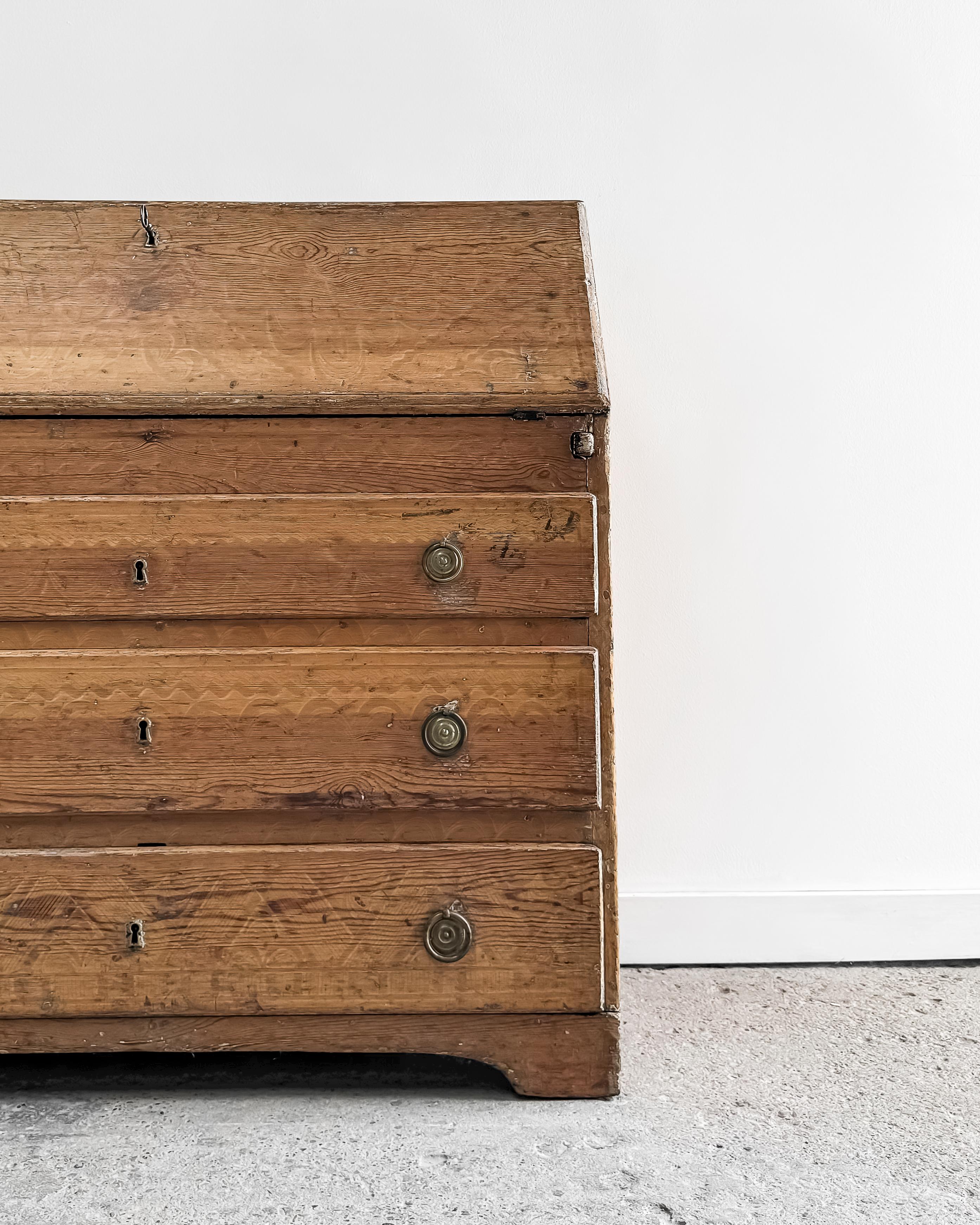 18th Century Swedish Gustavian Writing Bureau 6